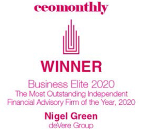 Nigel Green deVere Group - Most Outstanding Independent Financial Advisory Firm of the Year, 2020